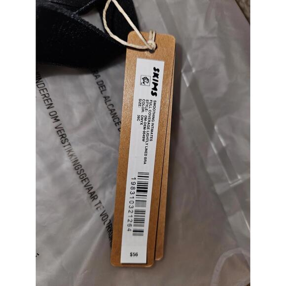 SKIMS Full Coverage Lightly Lined Bra with wire | 36C |ONYX |BNWT - Picture 4 of 8